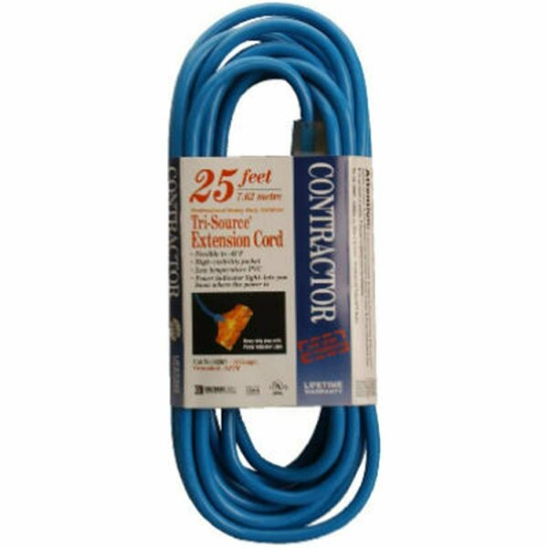Southwire 03267-06 25 ft. Blue Power Block Extension Cord 484306